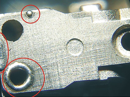 <a href='http://m.noeyraq.cn/product/3.htm' class='text_a'>模具激光焊機(jī)</a>修復(fù)模具效果